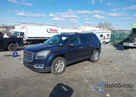2015 GMC Acadia Sle-2 from USA, damaged, VIN 1GKKVPKD0FJ116776